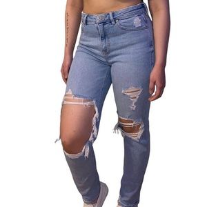 american eagle mom jeans